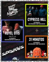 Tecate Pa’l Norte 2026 anuncia sideshows exclusivos con Royel Otis, Cypress Hill y 31 Minutos