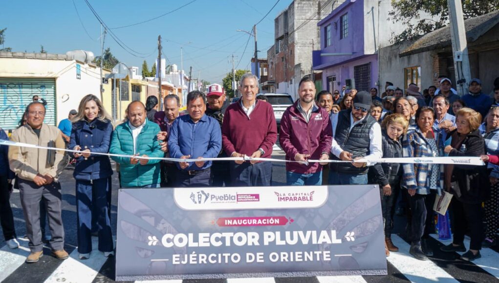 Pepe Chedraui entrega colector pluvial en Álamos Vista Hermosa