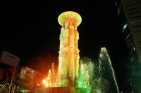 Inaugura Pepe Chedraui mantenimiento integral de la Fuente de los Frailes