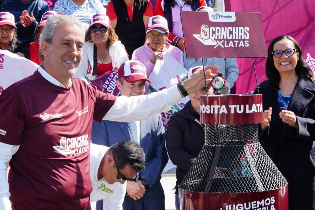 Arranca en Puebla la campaña Canchas x Latas para rehabilitar espacios deportivos