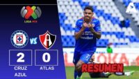 Cruz Azul vence a Atlas en su debut como local en el Cuauhtémoc