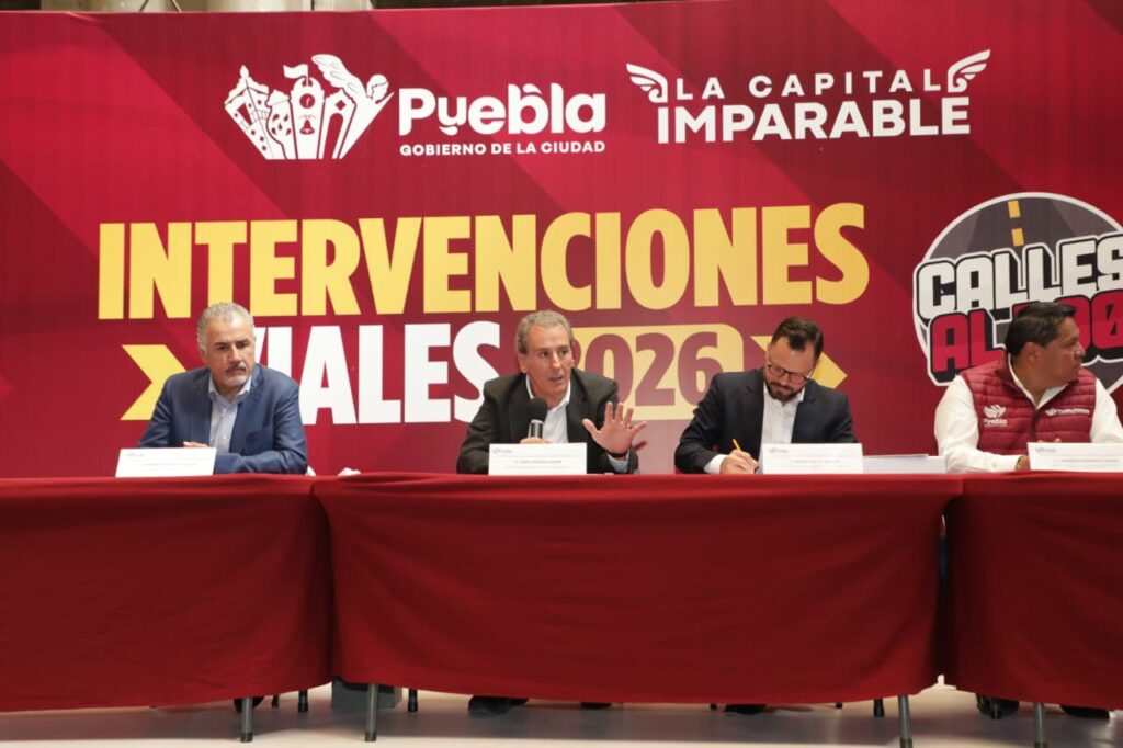 Pepe Chedraui lanza CallesAl100 para renovar más de 4 mil calles en Puebla