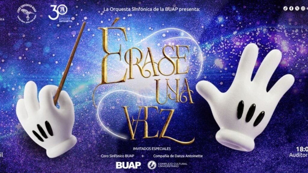 Orquesta Sinfónica BUAP presenta concierto Érase una vez en el CCU