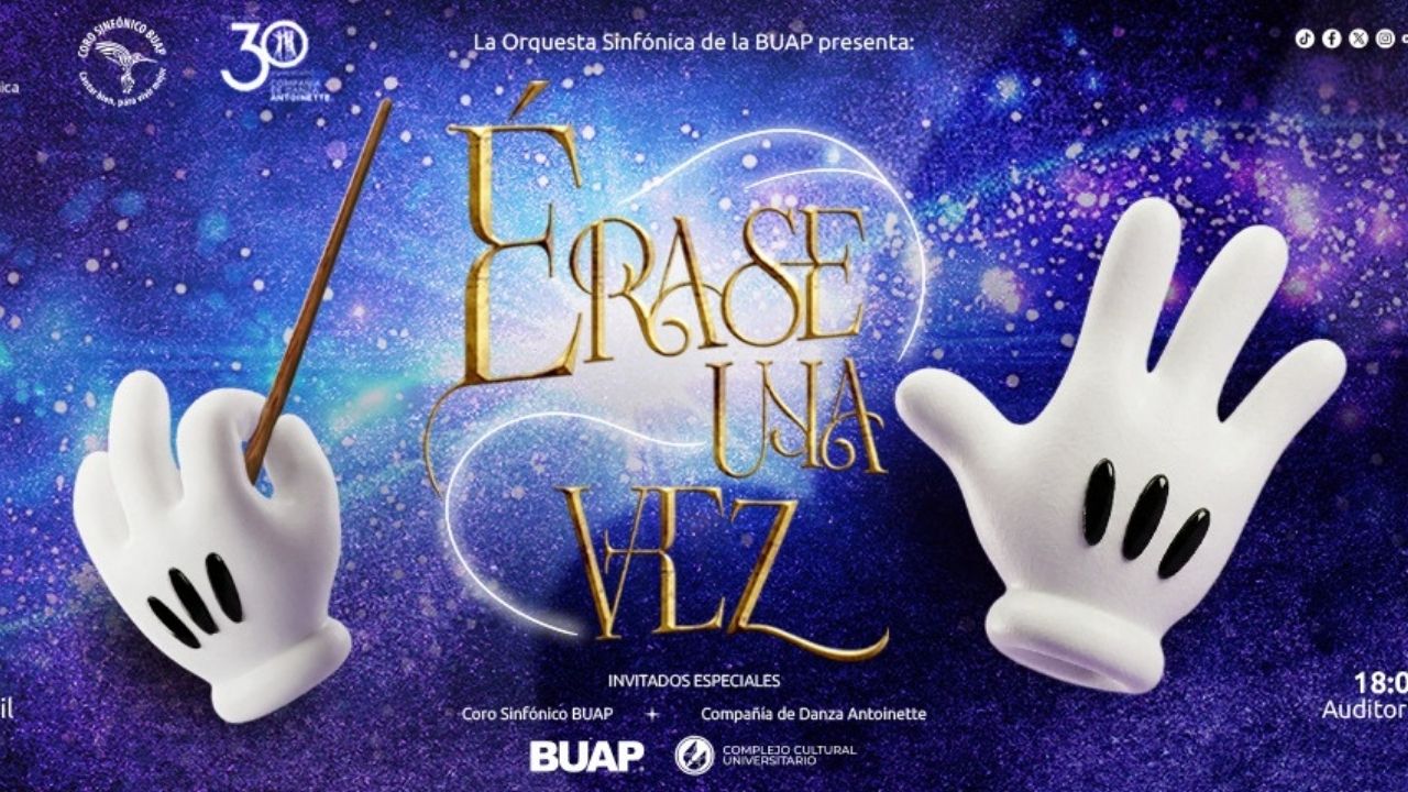 Orquesta Sinfónica BUAP presenta concierto Érase una vez en el CCU