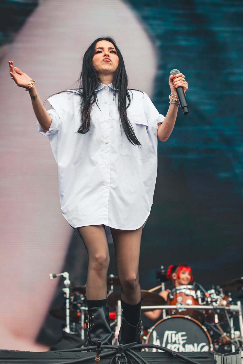 The Warning & Paty Cantu en el Tecate Pa´l Norte 2026. Foto: Ludwin Cuevas