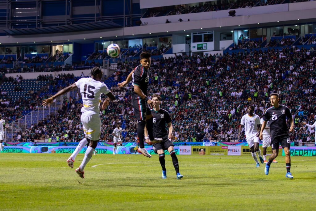 México vs Ghana. Foto: Ludwin Cuevas