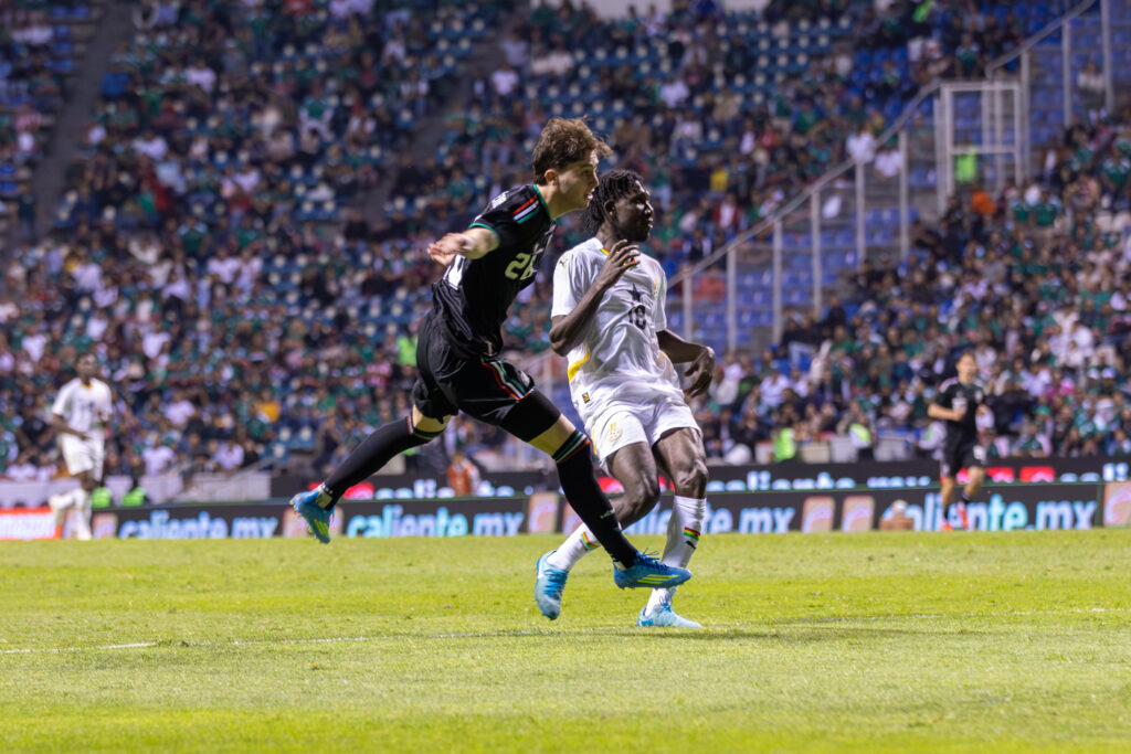 México vs Ghana. Foto: Ludwin Cuevas