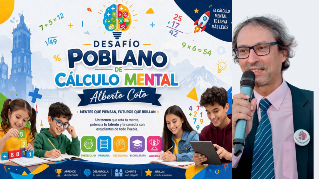 Alberto Coto presenta plataforma y torneos de cálculo mental