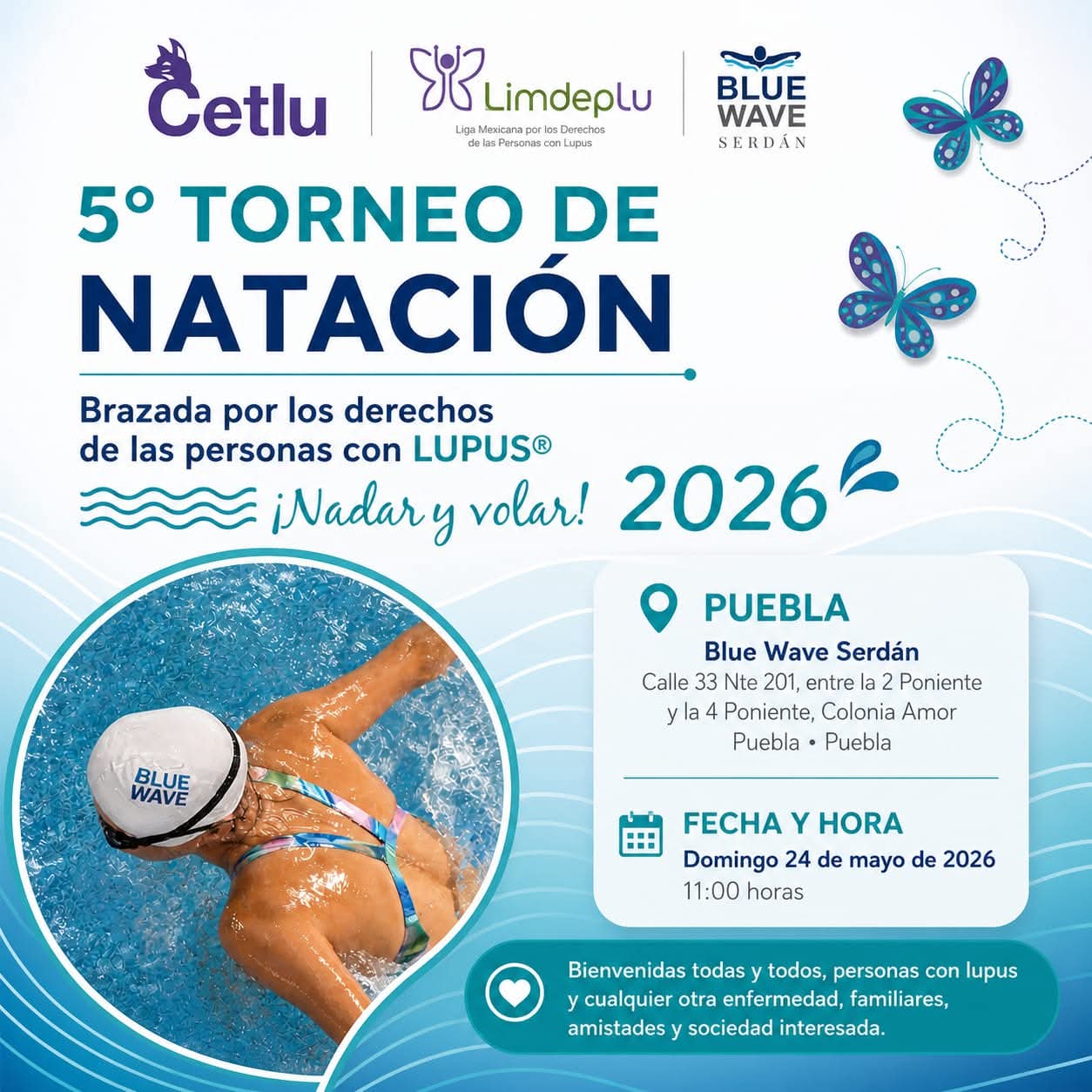 Brazada por los derechos de las personas con Lupus