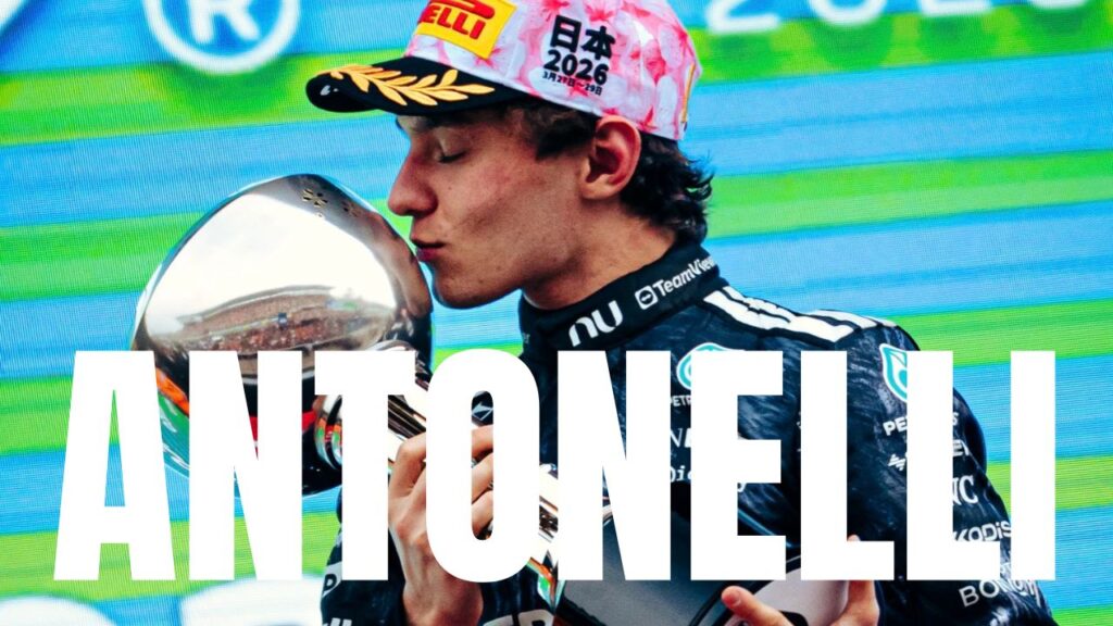 Antonelli lidera la F1 y sueña con el campeonato