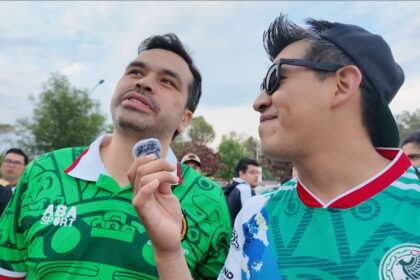 Lokko Pipe llevó el ambiente del México vs Ghana desde el Estadio Cuauhtémoc