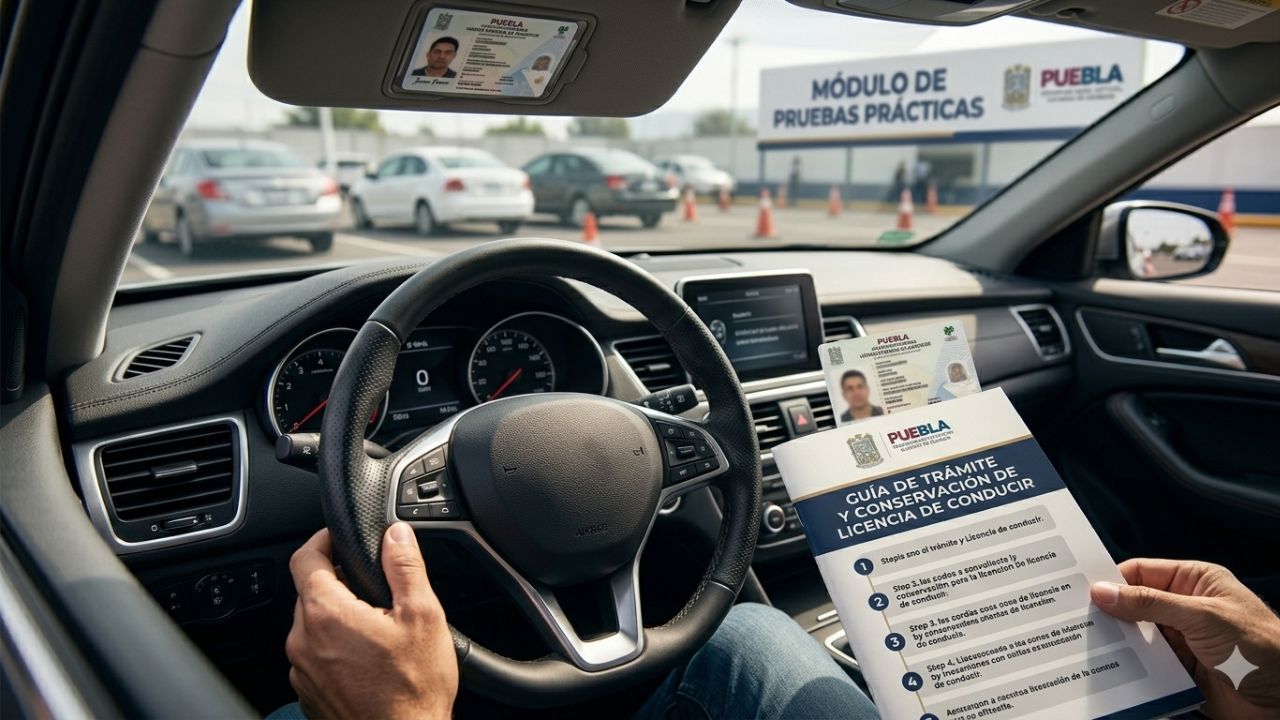 Gobierno de Puebla publica guía sobre licencias de conducir y seguridad vial