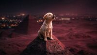 Perrito sorprende al mundo desde la cima de la Gran Pirámide de Giza