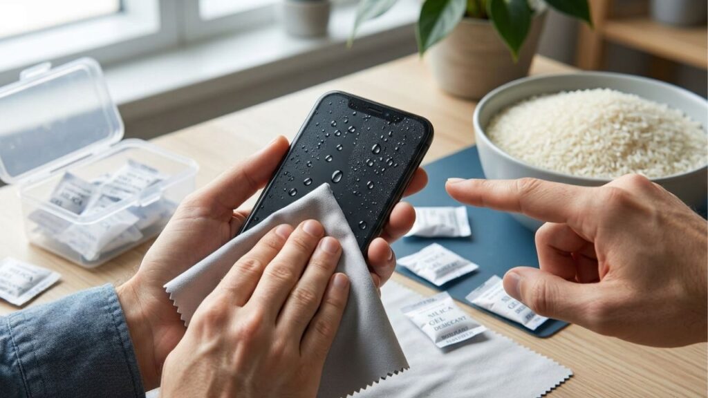 ¿Se mojó tu celular? Esto debes hacer y por qué el arroz no funciona