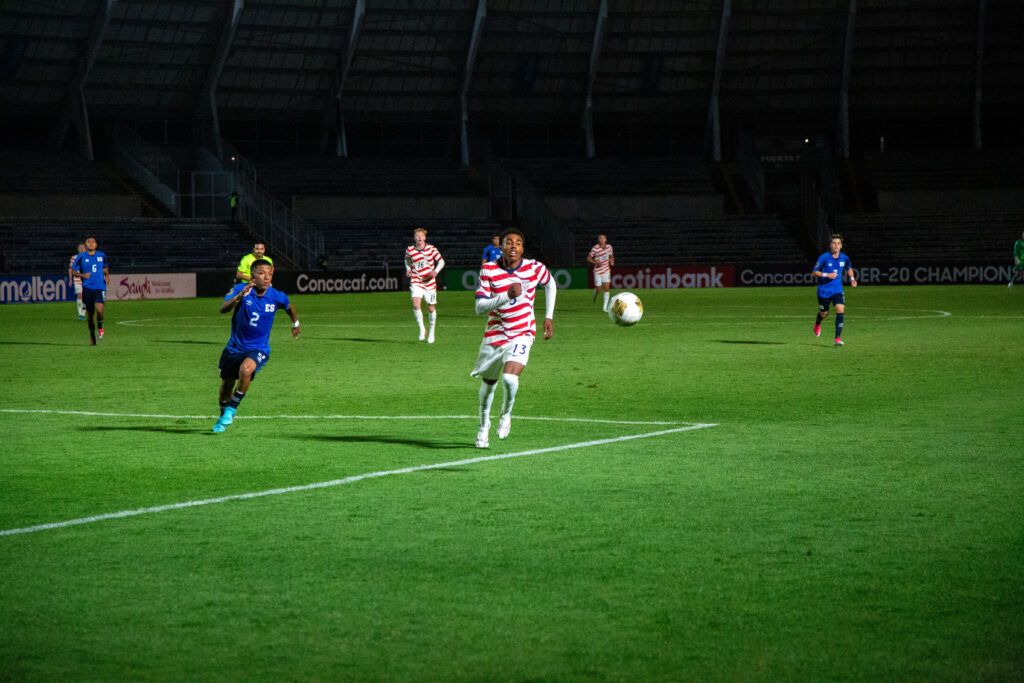 El Salvador vs Estados Unidos Sub-20. Foto: Iker Carmona
