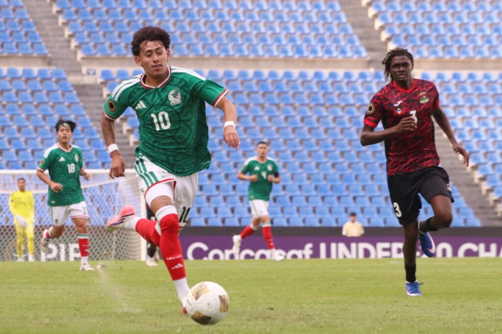 México vs Antigua y Barbuda Sub-20. Foto: Mara González