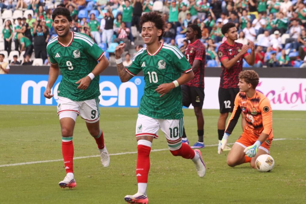 México vs Antigua y Barbuda Sub-20. Foto: Mara González
