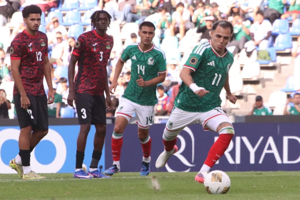 México vs Antigua y Barbuda Sub-20. Foto: Mara González