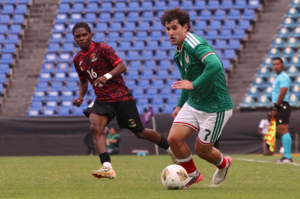 México vs Antigua y Barbuda Sub-20. Foto: Mara González