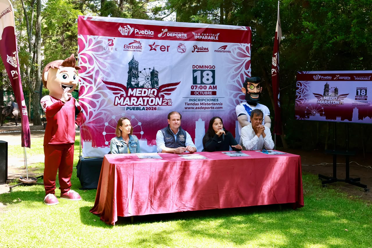 Anuncia Gobierno de Pepe Chedraui el Medio Maratón Puebla 21K 2026