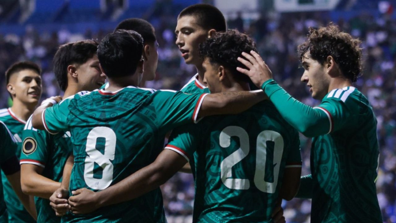 México Sub-20 golea a Guatemala y avanza como líder