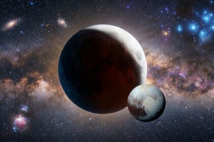 Eclipse lunar y 20 años de Plutón como planeta enano
