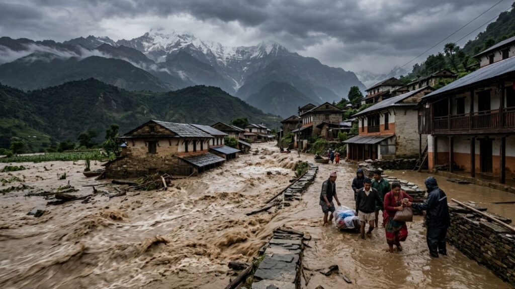 Inundaciones en Nepal y Tíbet dejan cientos de víctimas