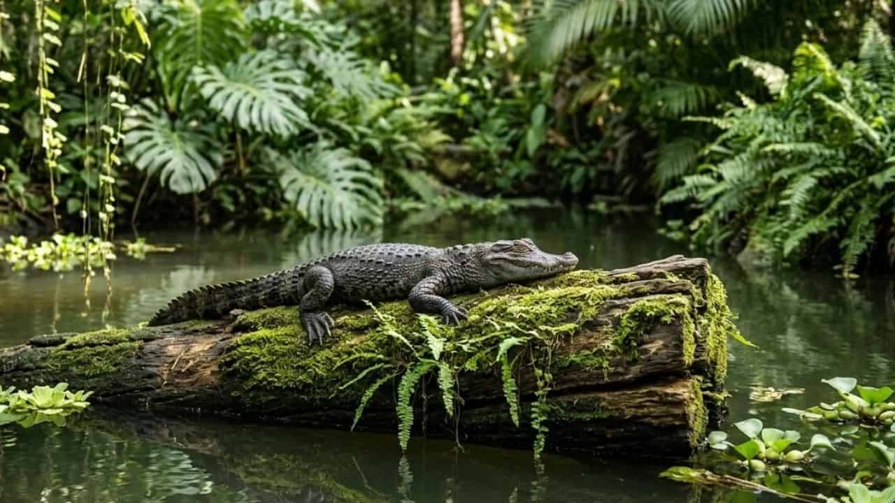 Capturan al cocodrilo de la Laguna de San Baltazar