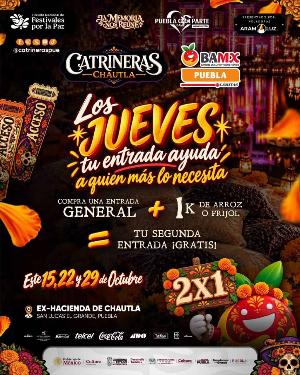 Catrineras Chautla 2026: Unión de Tradición y Solidaridad