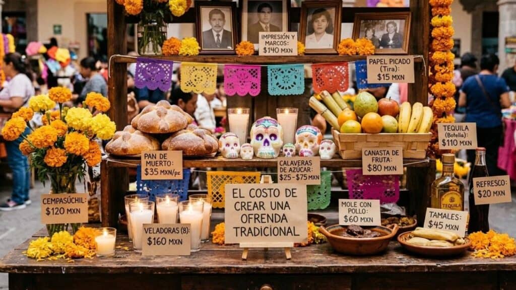 ¿Cuánto cuesta poner una ofrenda en Puebla en 2026?