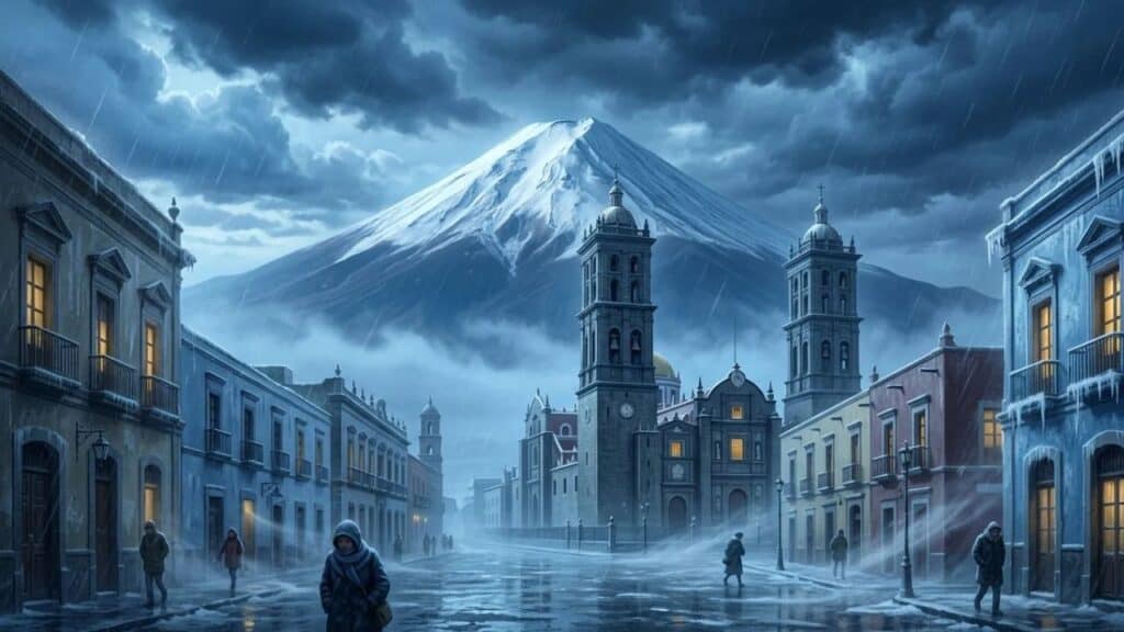 Frente Frío 3 en Puebla: lluvias y temperaturas bajas