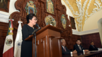 María Lilia Cedillo rinde Primer Informe BUAP